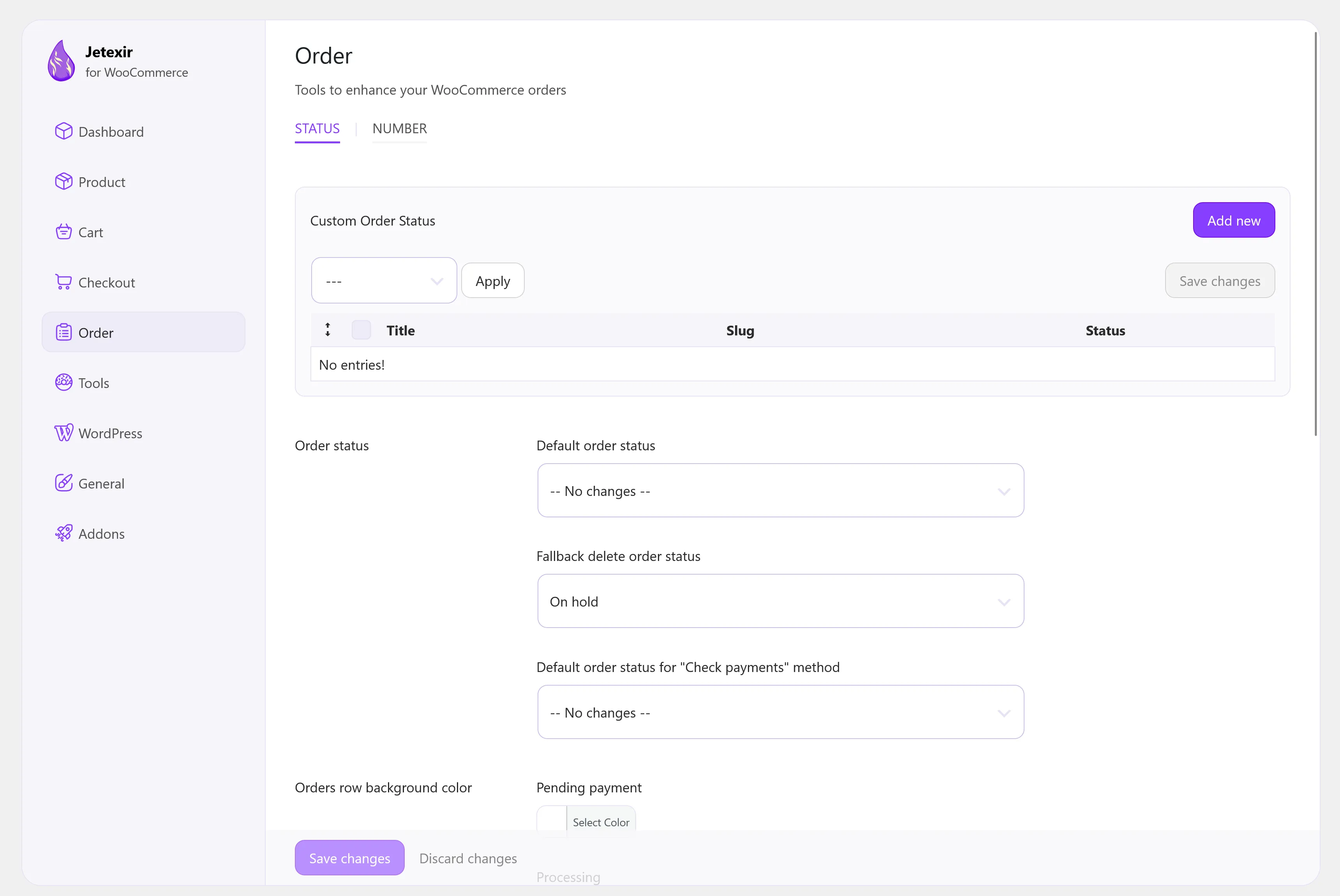 Jetexir order status Jetexir order status